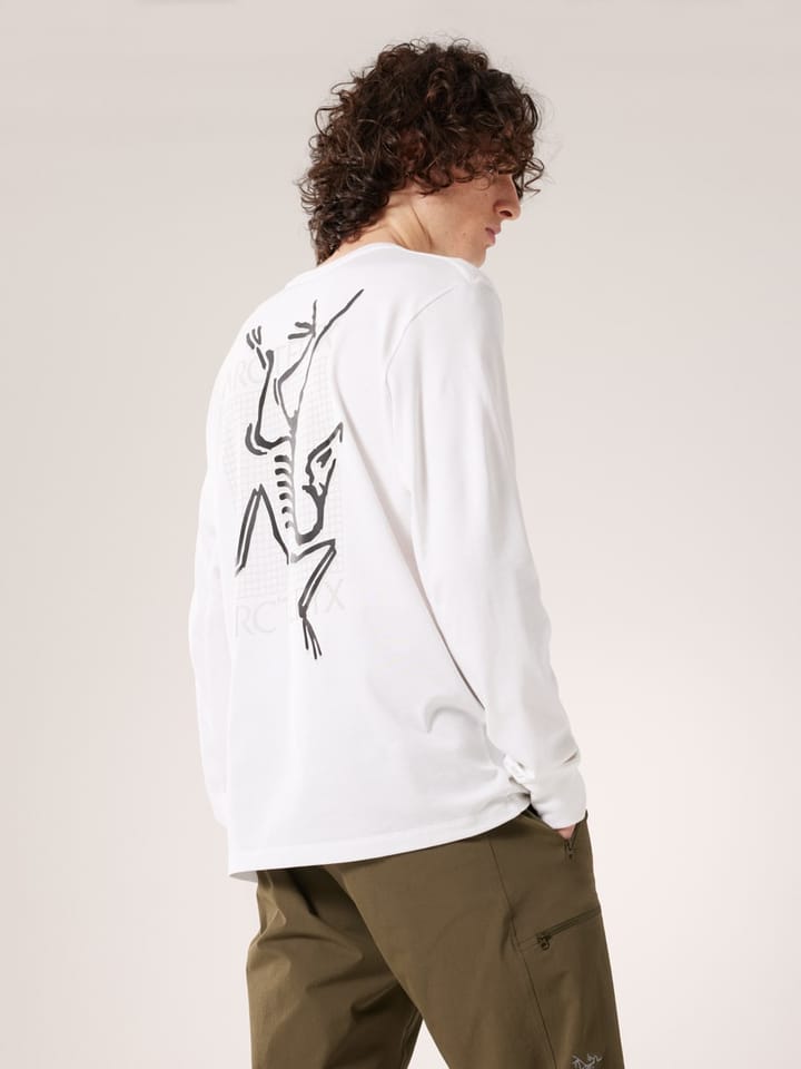 Arc'teryx Arc'Multi Bird Logo Ls M White Light | Fjellsport.no
